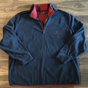 Nautica pull over 1/4 zip fleece